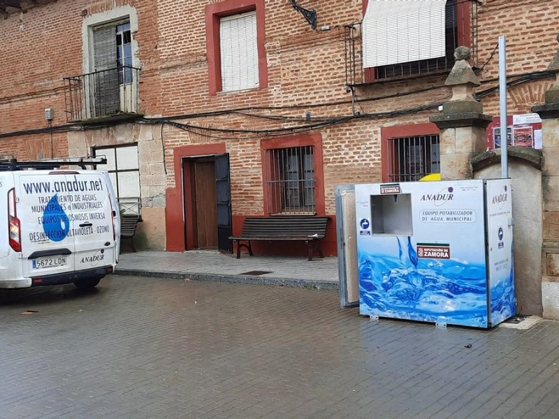 La primera planta potabilizadora de agua, en funcionamiento en Tagarabuena