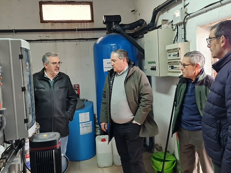 Los vecinos de Villárdiga disfrutan ya de una ETAP más eficiente que garantiza el suministro de agua potable a menor coste.