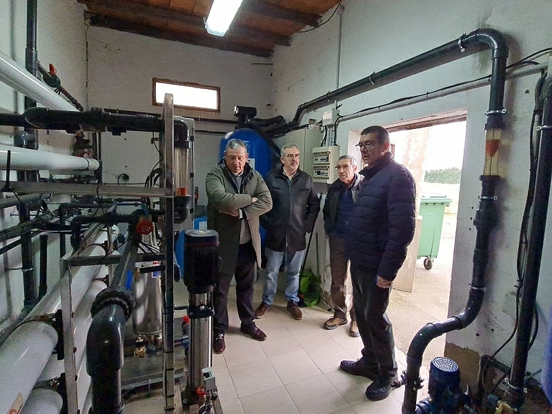 Los vecinos de Villárdiga disfrutan ya de una ETAP más eficiente que garantiza el suministro de agua potable a menor coste.