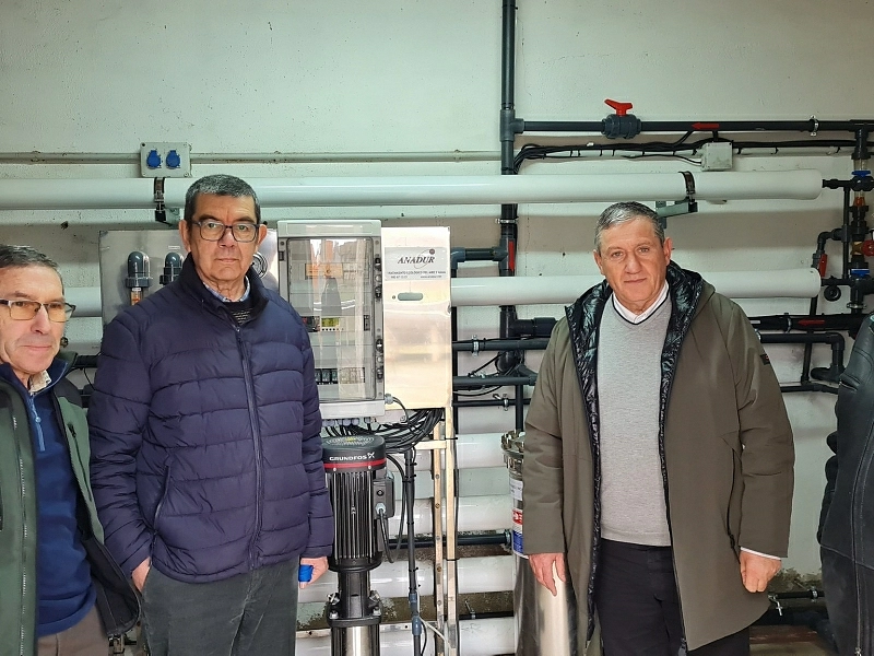 Los vecinos de Villárdiga disfrutan ya de una ETAP más eficiente que garantiza el suministro de agua potable a menor coste.